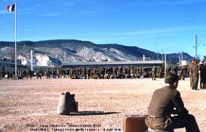 Oran - Camp d'Eckmulh - 9e Hussards - Demobilisation 57 2-C - 4 avril 1960